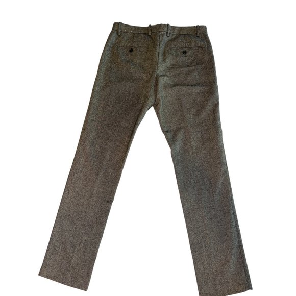 Penguin by Munsingwear Polyester Wool Chino Pants Black White Blend Size 32 x32 - Picture 2 of 7